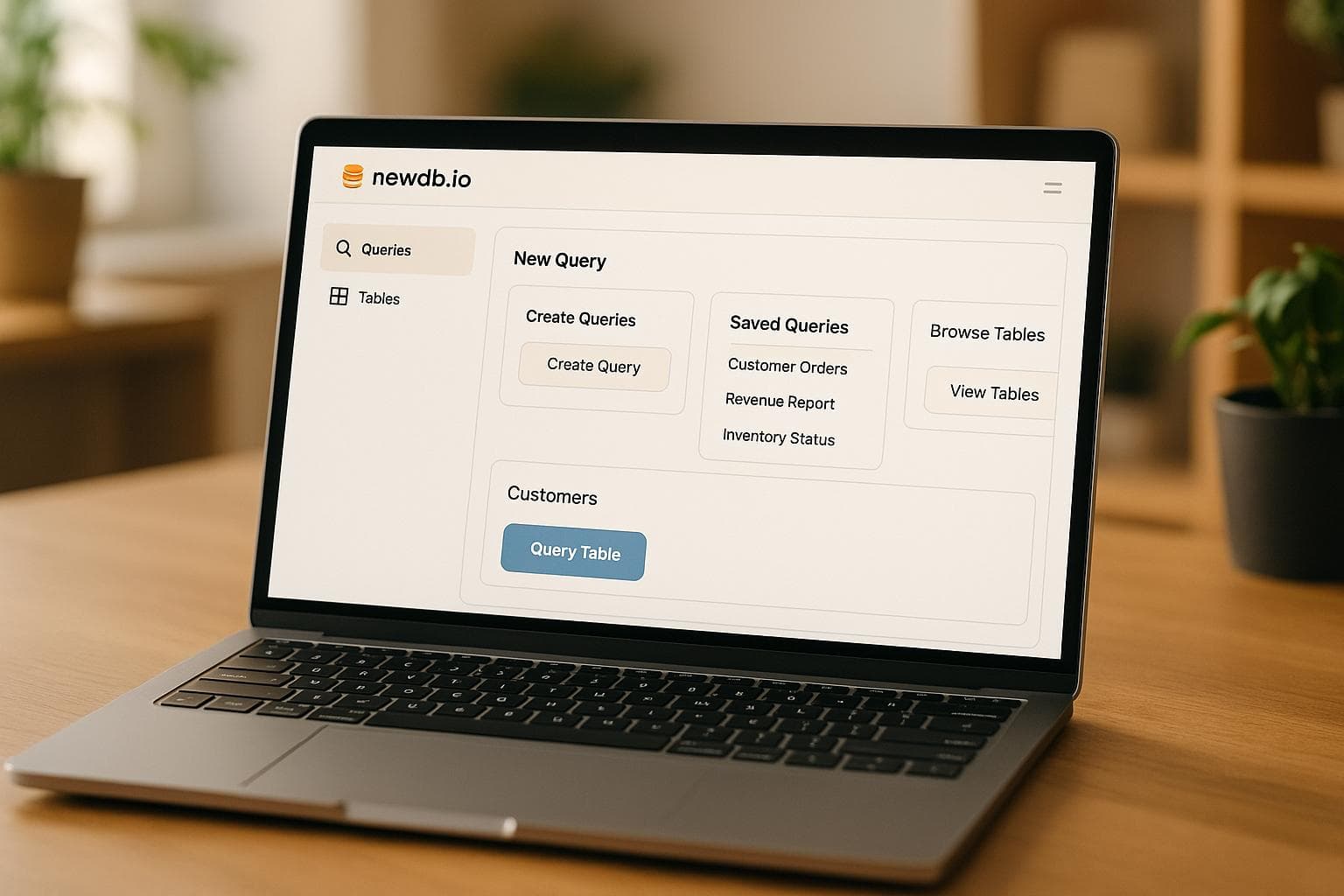 When sharing database access with less technical users, newdb.io is best